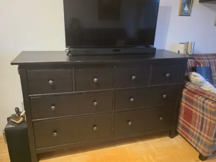 IKEA Hemnes Kommode schwarz (gibt es bei IKEA nicht mehr)