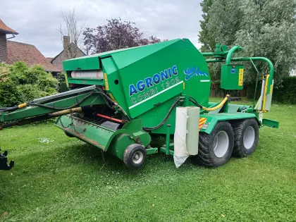 Agronic 1302 Combi, Orkel GP1250, Rundballenpresse mit Wickler