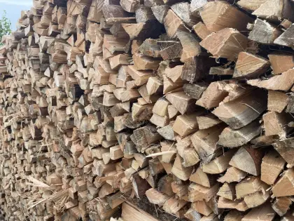 Brennholz 1 m gespalten