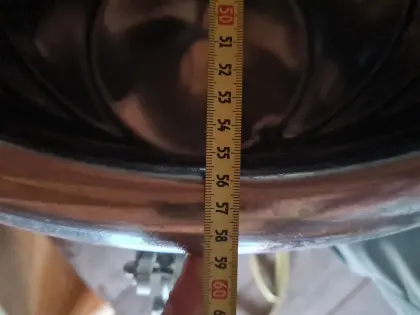 Milchtank 180 l mit Auslauf und Wagerl
