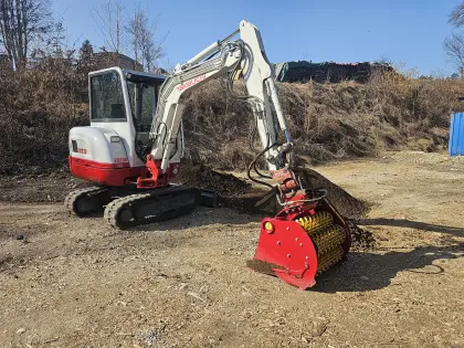Baumaschinenverleih, Baggerverleih, Minibagger, Dumper Takeuchi