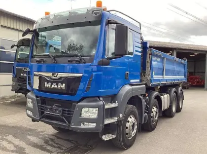 MAN TGS 35.460 8x4 Meiller Stahlkipper 3-Seiten