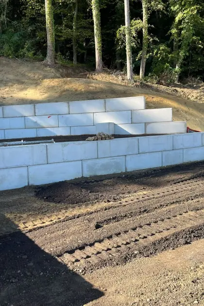 Betonblöcke, Betonsteine, Betonbausteine