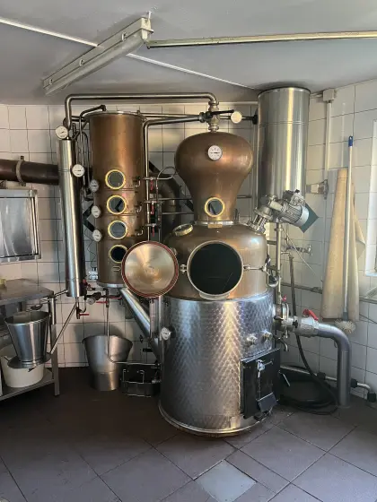 Kothe 150 l Wasserbad-Kolonnenbrennerei