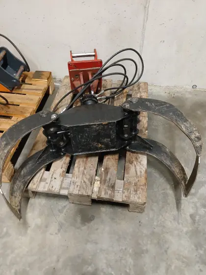 Holzzange für Minibagger