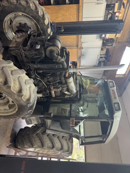 Steyr 9094 M-Trac in Arbeit!