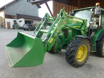 Frontlader John Deere 583, Ballenzange Perzl 583