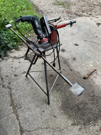 Messerschärfgerät für Mähmesser