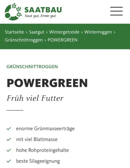 Grünschnittroggen