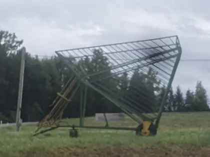 Heu-Ballenwagen