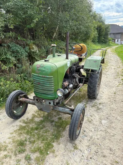 Steyr T80 mit Wendegetriebe und Typenschein