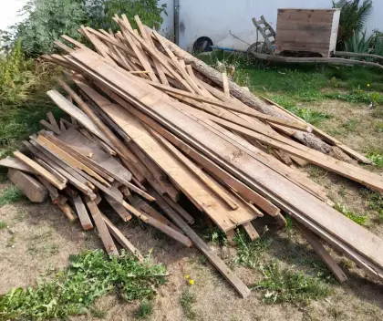 Bauholz als Brennholz