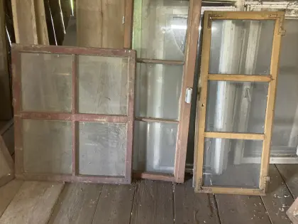 Alte Holzfenster, Fensterflügel
