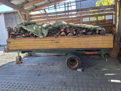 Traktorkipper Eigenbau 4 x 2 x 0,8 m