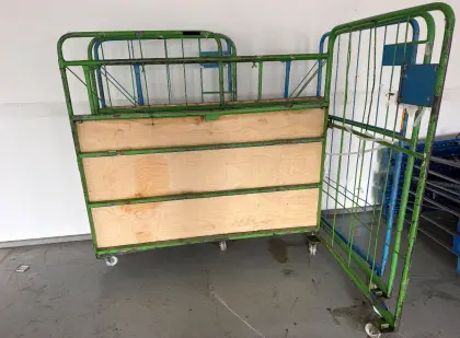Transportwagen, Lagerwagen, Materialwagen 200 x 110 x 180 cm