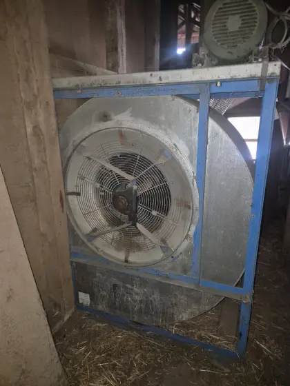 Heubelüftung Radiallüfter 11 kW