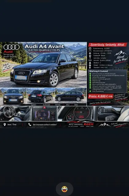 Audi A4 2.0 TDI Quattro