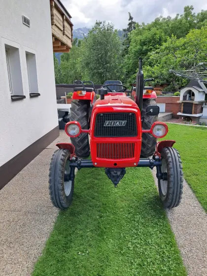 Oldtimer-Traktor Fiat 415 S (Bj. 1967) inkl. Heckkiste