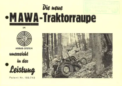 Suche MAWA Raupe für Steyr T80
