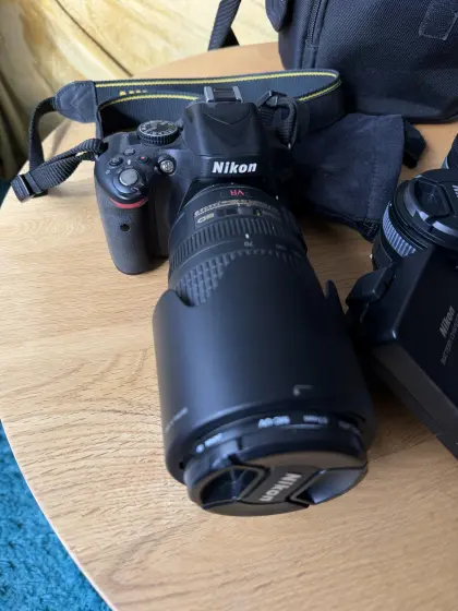 Nikon D5100 Spiegelreflex-Digitalkamera, 3 Objektive