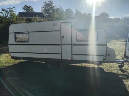 Wohnwagen als Fixsteher