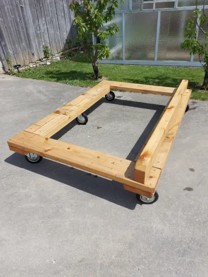 Palettenwagen, Schwerlastwagen, Logistikroller für 2 Paletten