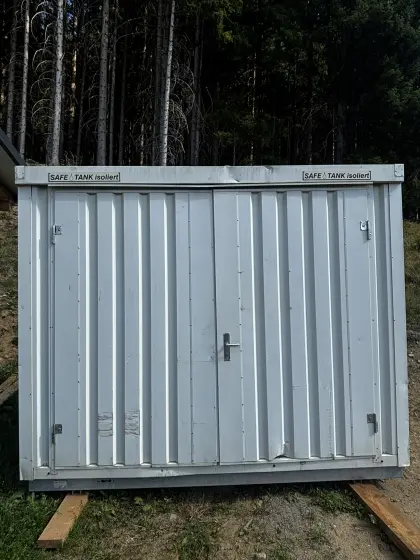 Isolierter SÄBU Lagercontainer, Sicherheitscontainer, SAFE-TANK