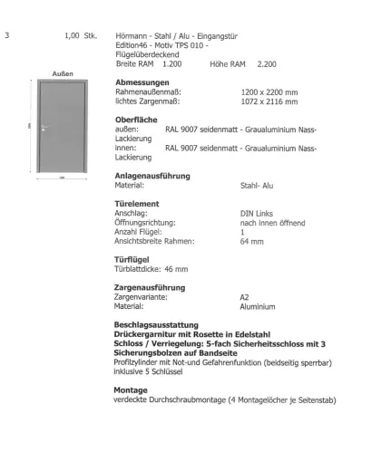 Eingangstür
