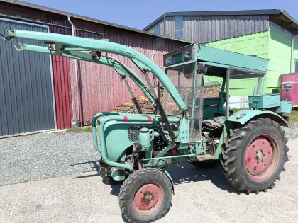 Güldner A4MS mit Frontlader
