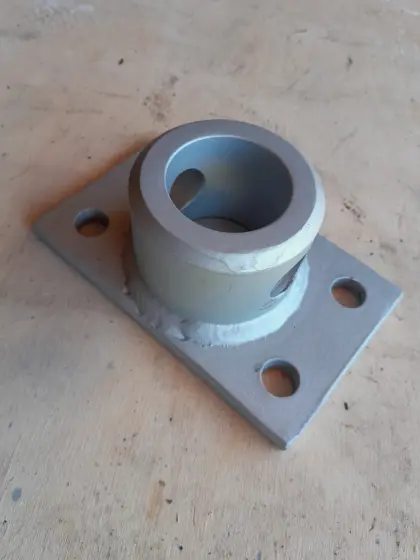 Rotatoraufnahme, Rotator, Aufnahme, Rotatorflansch 50 mm, Rot