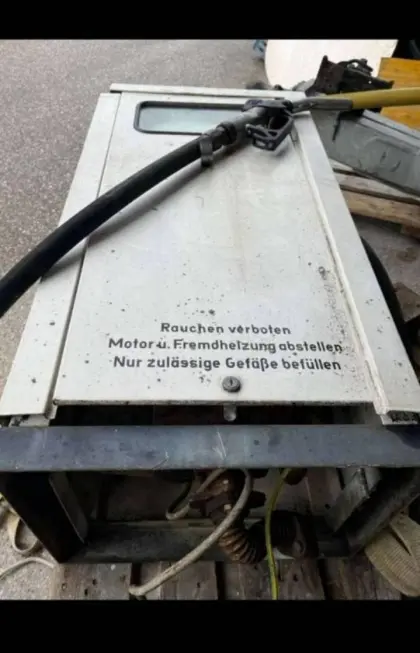 Zapfsäule zu verkaufen