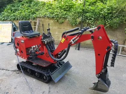 Elektrobagger mit 5,5 kW
