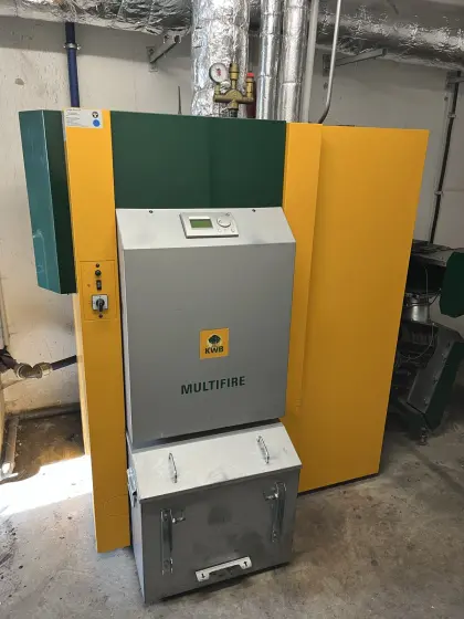 Hackschnitzelheizung KWB Multifire Typ MF2 D 50 kW