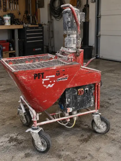 PFT G4 Putzmaschine mit Zubehör