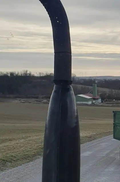 Steyr 8060, Steyr 8070 Auspuff