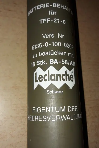Batterieadapter TFF-21-0 Leclanché ÖBH