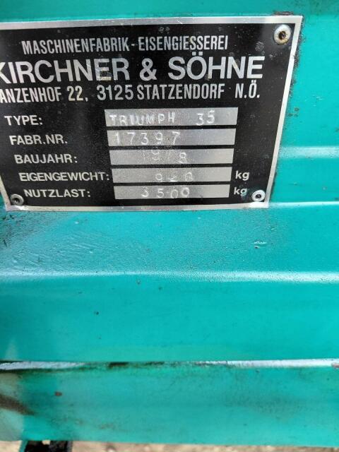 Miststreuer Kirchner Triumph