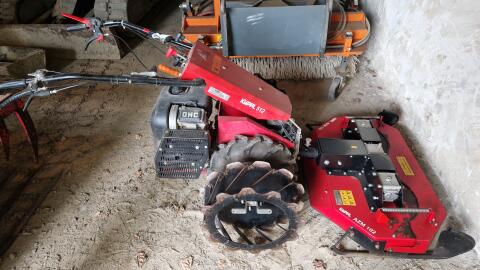 Köppl 512 Motormäher inkl. Mähbalken, Mulcher, Schneefräse