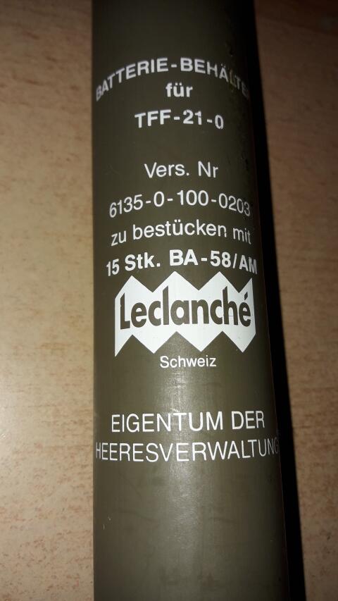 Batterieadapter TFF-21-0 Leclanché ÖBH