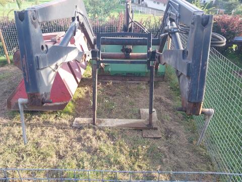 Hauer MH 80 Oberrahmen B Frontlader, 2 Schaufeln, 1 Gabel (MH 80)
