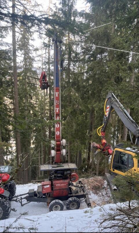 Seilkran, Seilbahn TST