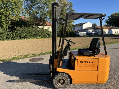 STILL 1,5 t el. Stapler, Vollfreihub, neue Reifen, R50-15