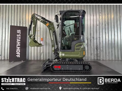 Stahlhoff Minibagger S-18 neu mit Kabine, Kubota Motor