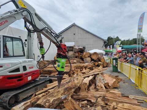 Kegelspalter, Holzspalter, Erdbohrer, Bagger, Linie PRO
