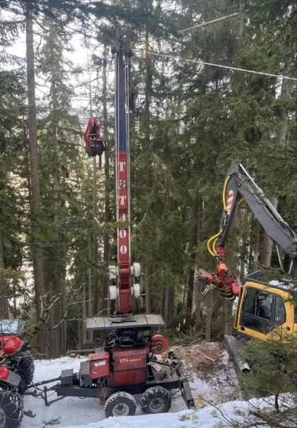 Seilkran, Seilbahn TST
