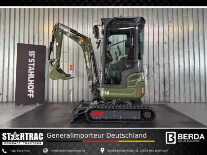 Stahlhoff Minibagger S-18 neu mit Kabine, Kubota Motor