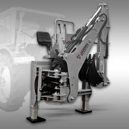 Jansen Heckbagger BHSM-225 für Traktor, Zapfwelle