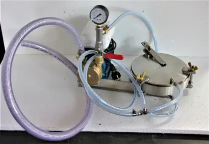 Wein-, Schnaps-Plattenfilter 220 mm Edelstahl 220 V