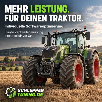 Leistungssteigerung Traktor mit Messung an der Zapfwelle
