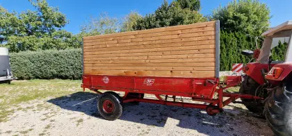 Miststreuer, mobiler Hühnerstall